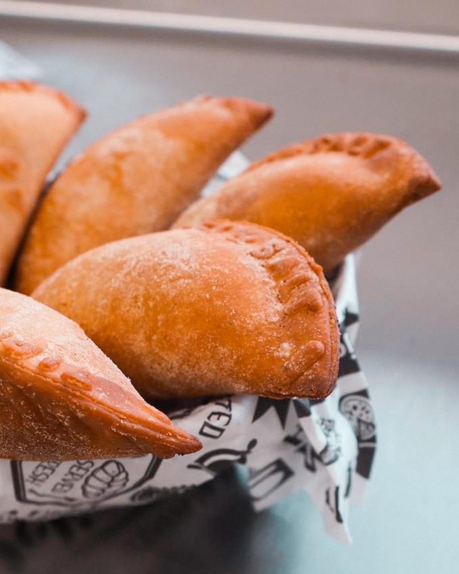 Empanada de Camarón — Dominican shrimp empanada at Típico Sweet & Salt