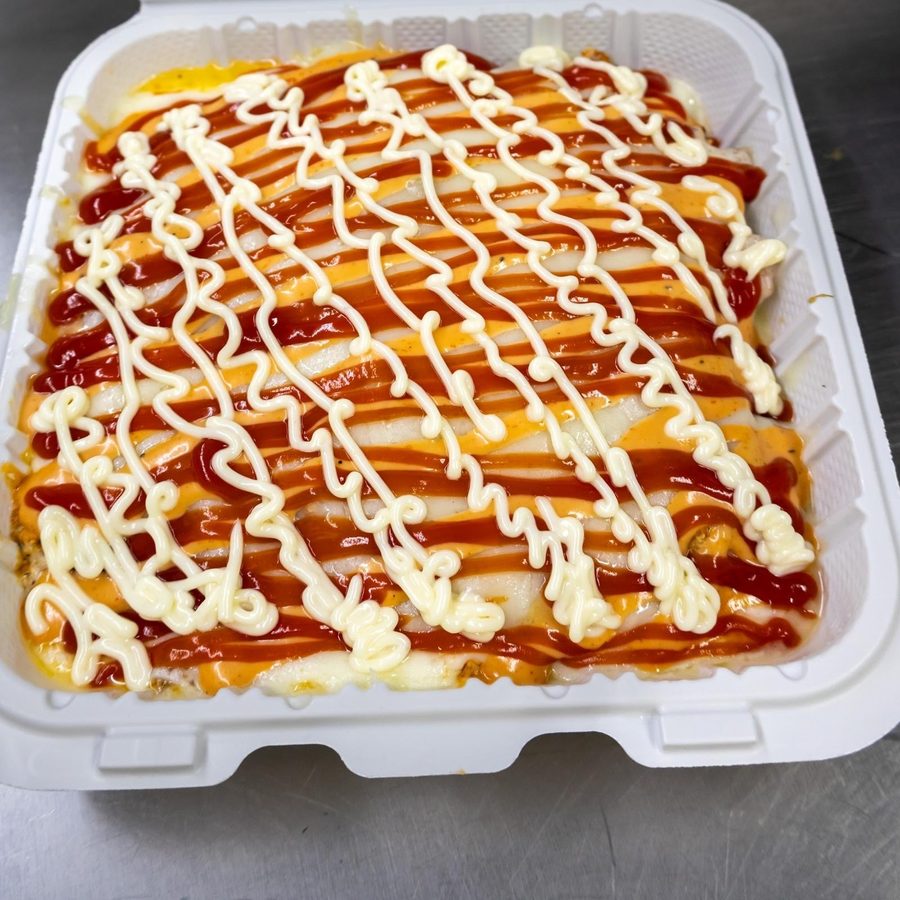 Yaroa Papas & Pollo — Dominican loaded fries with chicken and cheese